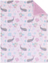 NOJO Sugar Reef Mermaid Pink, Aqua, Gray Super Soft Sherpa Baby Blanket...