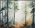 Posterizer 1 pcs- mountains and trees beautiful landscape nature 8-Landscape & Nature Art-Floral Botanical Art- Decor for Home & Office- unframed ...