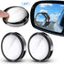4 Pieces Blind Spot Mirrors Car Rear View Mirrors Wide View Angle Mirror Round HD Glass Convex Mirror Adjustable with Frame for Cars SUV Trucks Mi...