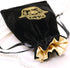 ARTSY CRAFTS 6x9" Hamsa Hand Velvet Jewelry Pouch Gift Bags, Fatima Hand Evil Eye Velvet Drawstring Oracle Tarot Card Rune bags Dice Bag (Smoky Bl...