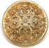 Vintage Hollow Embossed Metal Shank Sewing Buttons 20 Pcs - 18mm, 23/32"...