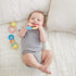 Hape Rattle & Teether Collection | 3-Piece Rattle & Teething Set for Babies, Soft Colors...