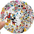 100Pcs Mickey&Minnie Sticker for Kids, Cute Disney Cartoon Mickey&Minnie Mouse Waterproof Vinyl Stickers for Teen Girl Water Bottle, Laptop, Phone...