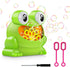 Automatic Bubble Machine with 5pcs Bubble Concentrate, Bubble Blower Toys for Kids,Frog Bubble Blower Machine Make Over 500 Bubbles per Minute for...