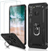 MERRO for Galaxy A21 Case with Screen Protector,Military Grade Heavy Duty Shockproof Cover Pass 16ft Drop Test with Magnetic Kickstand Protective ...