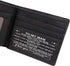 Kenon Personalized Leather Wallet For Man, Engraved RFID Blocking Bifold Stylish Black Wallet For Man Valentines Birthday Christmas Gifts...