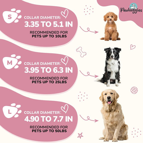 Pink Dog Collar and Leash Set for Medium Dogs Soft and Breathable of 90% Rayon from Bamboo and 10% Polyester Comfortable Skin-Friendly, Adjustable...