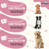 Pink Dog Collar and Leash Set for Medium Dogs Soft and Breathable of 90% Rayon from Bamboo and 10% Polyester Comfortable Skin-Friendly, Adjustable...