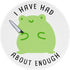 Funny Frog Round Mouse Pad Cute Small Mousepad for Laptop Wireless Mouse Office Computer Mouse Pads for Desk Non-Slip Rubber Base Mouse Pad, 7.9×7...