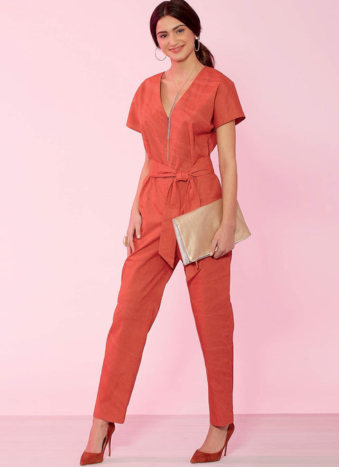 McCall's Patterns McCall's Learn Women's Jumpsuit and Romper, Sizes L-XL Sewing Pattern, White...