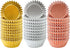 Elcoho 600 Pieces 1.25 Inch Mini Foil Metallic Cupcake Liners Muffin Paper Cases Baking Cups, Gold, Silver and Rose Gold...