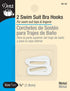 Dritz 99-34 Metal Swim Suit Bra Hooks, White, 3/4-Inch 2-Count...