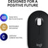 Logitech Pebble Mouse 2 M350s Slim Bluetooth Wireless Mouse, Portable, Lightweight, Customizable Button, Quiet Clicks, Easy-Switch for Windows, ma...