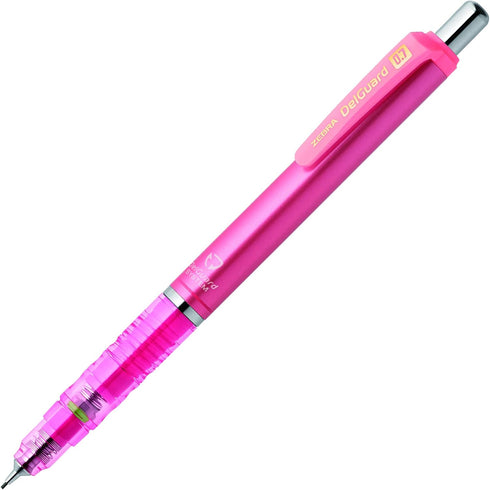 Zebra Mechanical Pencil, Del Guard, 0.7mm, Bright Pink (P-MAB85-BRP)...