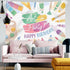 Happy Birthday Backdrop Painting Let's Put The Art in Party Background for Photography Dress for a Mess Splatter Paint Birthday Party Decoration S...