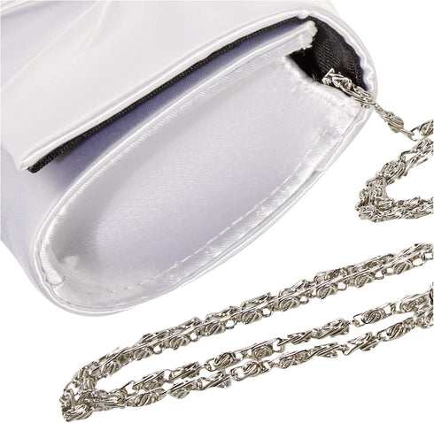 Touch Ups Clutch Handbag, White...