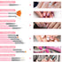 15pcs Nail Paint Brushes Set, Nail Art Brushes for Gel Polish with Rhinestone Picker, Nail Detailing Brush Makeup Brushes Set for Cleaning Fingern...