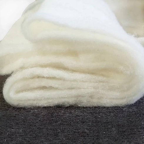 Wool Quilt Batting 45"x60" for Patchwork Quilts Quilting 100% Merino Throw Size...