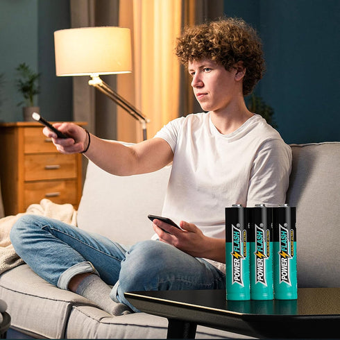12 AA Batteries, Batteries Provide Long Lasting Power, 10 Year Battery Warranty, Alkaline AA Batteries for Home and Office Equipment (12 Count Pac...