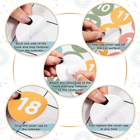 Calendar Bulletin Board Set, Calendar Seasons Weather Chart CTP Bulletin Board and Classroom Display with Stickers for School Classroom Bedroom Wa...