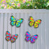 Metal Butterfly Wall Art Decor - 9.8 inches Outdoor Wall Art Decorations for Fence Garden Backyard Bedroom Patio Living Room,Gift for Mom Dad Frie...