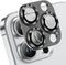 AFARER [2 Pack Camera Lens Protector for iPhone 15 Pro 6.1"/iPhone 15 Pro Max 6.7",3D Aluminum Metal Lens Film,9H Hardness Tempered Glass Camera S...
