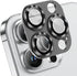 AFARER [2 Pack Camera Lens Protector for iPhone 15 Pro 6.1"/iPhone 15 Pro Max 6.7",3D Aluminum Metal Lens Film,9H Hardness Tempered Glass Camera S...