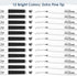 YISAN Magnetic Dry Erase Markers Ultra Fine Tip,0.7mm, Extra Fine Point, Whiteboard Markers with Erasers, Low Odor, for School Office Home,Black,7...