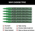 Green Marker Paint Pens - 6 Pack Acrylic Green Permanent Marker, 0.7mm Extra Fine Tip Paint Pen for Art Projects, Drawing, Rock Painting, Stone, C...