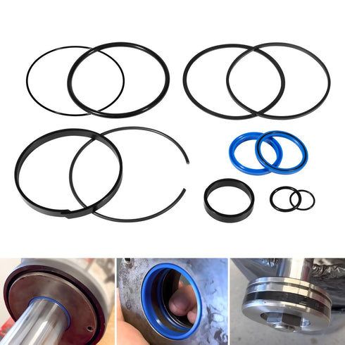 Replace for Hydraulic Log Splitter Cylinder Rebuild Seal Kit, Fit for 4.5" Bore x 1.75" Rod Cylinder...
