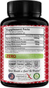 Korean Red Panax Ginseng 1200mg + Ginkgo Biloba -120 Vegan Capsules - High Ginsenosides Extra Strength Root Extract Powder Supplement for Energy, ...