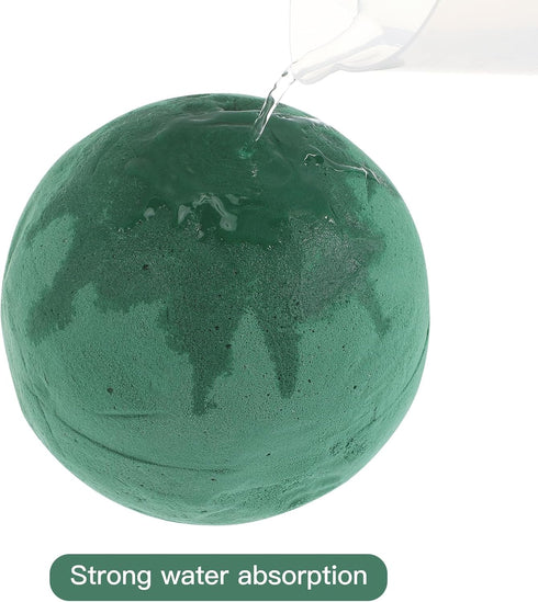 SUPVOX 2pcs Wet Floral Foam Sphere Flower Foam Balls for Garden Wedding Decoration...