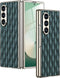 Miimall Slim Fit for Samsung Galaxy Z Fold 6 Case with Camera Protection for Women Girls, Screen Protector Ultra Thin and Slim PU Leather Luxury C...