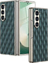 Miimall Slim Fit for Samsung Galaxy Z Fold 6 Case with Camera Protection for Women Girls, Screen Protector Ultra Thin and Slim PU Leather Luxury C...