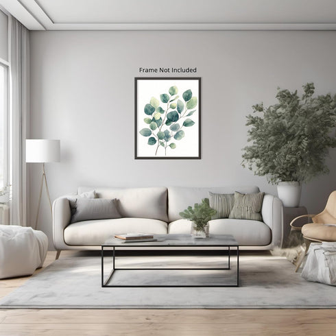 Posterizer 1 pcs-plant leaves-Chic art for plant lovers 9-Floral & Botanical Art-Workplace & Office Art-Living Room Bedroom Decor- unframed wall a...