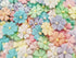 HukDok Mini Flowers with Thread Stem Mulberry Paper Flower Embellishment Card Craft Supplies Scrapbooking DIY Card Crafts Projects. (Pastel Tones)...