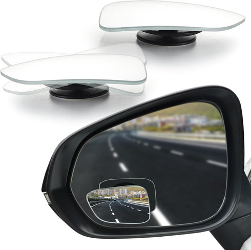 LivTee Blind Spot Car Mirror, HD Glass Frameless Convex Side Mirror Blindspot, Wide Angle Rear View Car Mirrors for Cars SUV Trucks and RVs - Car ...