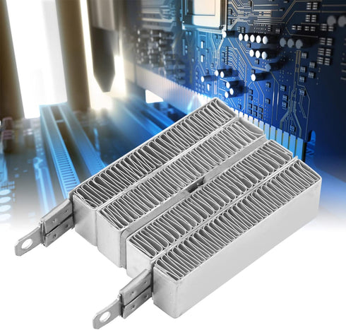 PTC Heating, Electric PTC Heater Heating Heater Kit Thermostatic Insulated PTC Ceramic Air, Space Heater Accessories (12V 70W)...