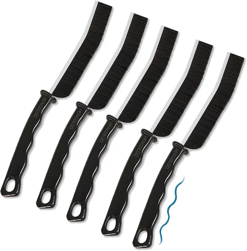 5 PCS Hard Bristle Crevice Cleaning Brush,Thin Crevice Cleaning Brushes for Household Use, Multifunctional Cleaning Tools for Narrow Corner Tight ...