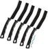 5 PCS Hard Bristle Crevice Cleaning Brush,Thin Crevice Cleaning Brushes for Household Use, Multifunctional Cleaning Tools for Narrow Corner Tight ...