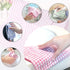uxcell Cotton Terry Small Kitchen Dish Cloth, Absorbent and Quick Drying Cleaning Dish Rags, 15 x 10.5 Inches, Pack of 6, Pink...