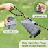 Dog Poop Bag Holder,Dog Walking Bag with Poop Bag Dispenser,Reusable Smell Proof Dog Waste Bag,Pet Poop Pouch with Magnetic Closure,Portable Dog A...