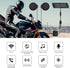 VR-robot Motorcycle Helmet Bluetooth Headset, Waterproof Motorcycle Sports Headset, Big Button Design Outdoor Headset with FM Radio Function,Hands...