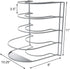 Kitchen Cabinet Pot, Pan and Lid Organizer and Holder- Iron Storage Pantry Rack Shelf for Pots and Pans, Houseware, Bakeware and More by Lavish Ho...