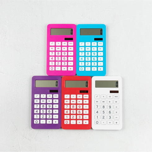 JAM PAPER Desktop Calculator - 10 Digit LCD Display - 3 3/4 x 6 3/4 Inches - White - Sold Individually...