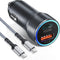 USB C Car Charger, Bangfun 36W Dual 12V Car Charger USB C Cigarette Lighter Adapter USB Car Phone Charger Plug for iPhone 15 14 13 iPad Pro, Samsu...