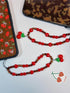 Drawwind Phone Charm Strap Universal Cell Phone Lanyard Wrist Strap Beaded Phone Chain String Handmade Phone Case Accessories for Women Girls (Swe...