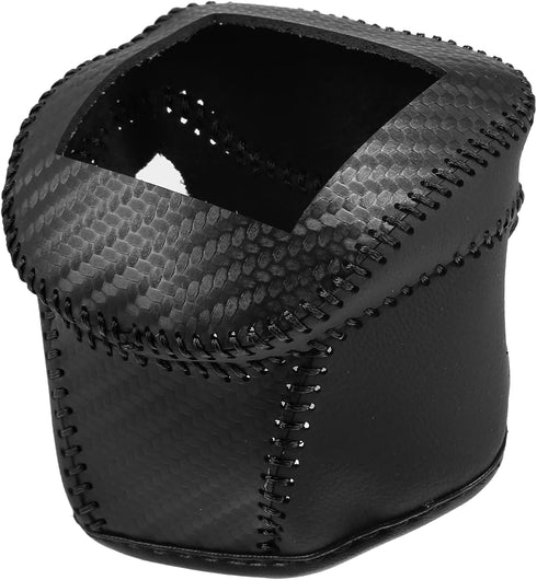 Gear Shifting Knob Cover for Nissan Rogue 2021 2022 2023 Automatic Transmission Lever Trim PU Leather Black Carbon Fiber Pattern...