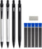 Mechanical Pencil Set 0.5 mm Triangular Metal Barrel for Writing Drawing Sketching...