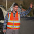 SKSAFETY 10 Pockets Safety Vest, Class 2 High Visibility Security with Zipper, Hi Vis Vest with Reflective Strips, ANSI/ISEA Standard, Constructio...
